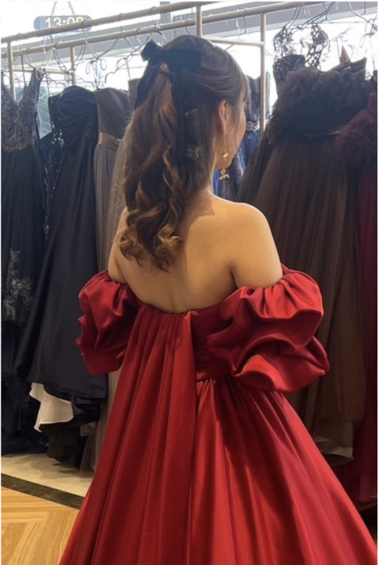 サポート後のドレス姿