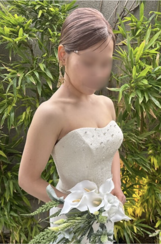 サポート後のドレス姿